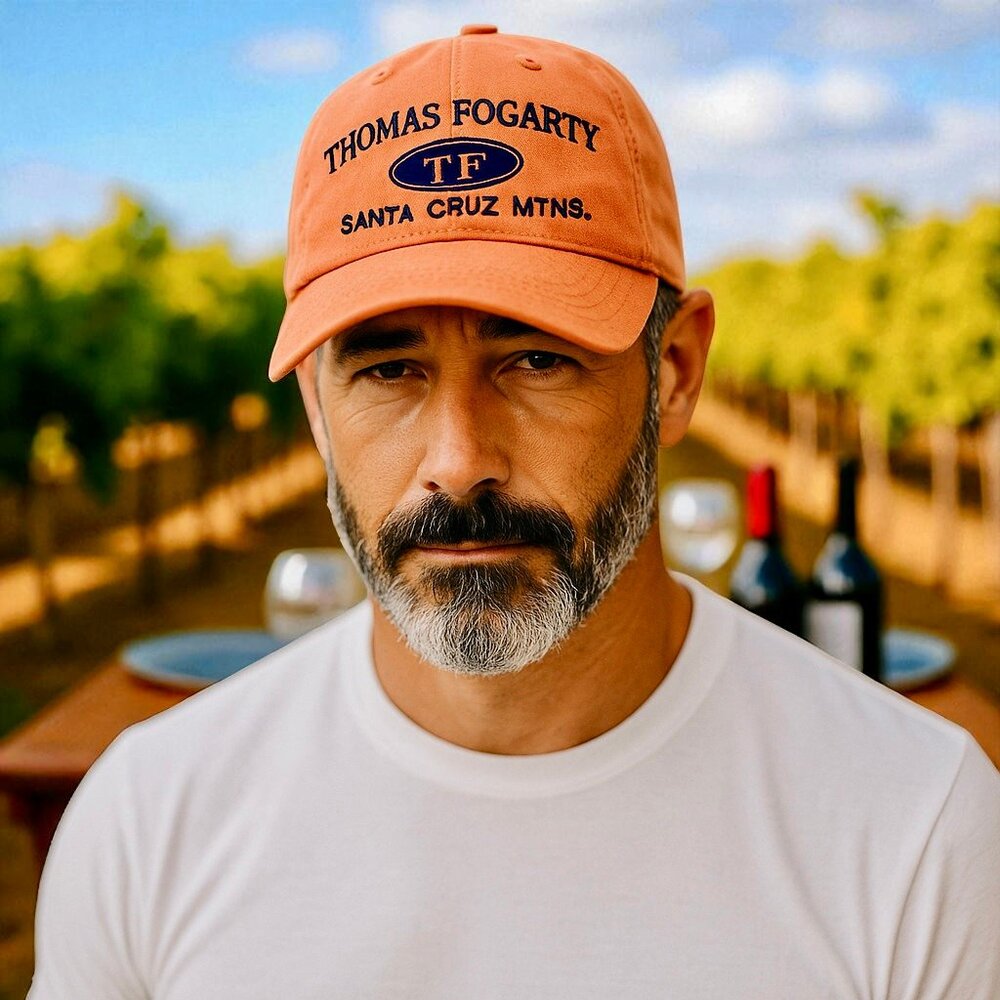 Thomas Fogarty TF WINERY SANTA CRUZ Mountains Baseball Hat Cap